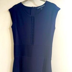 French Connection Bandeau crochet dress